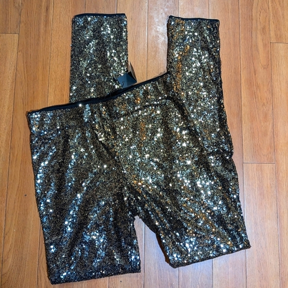 May & July sequin legging small